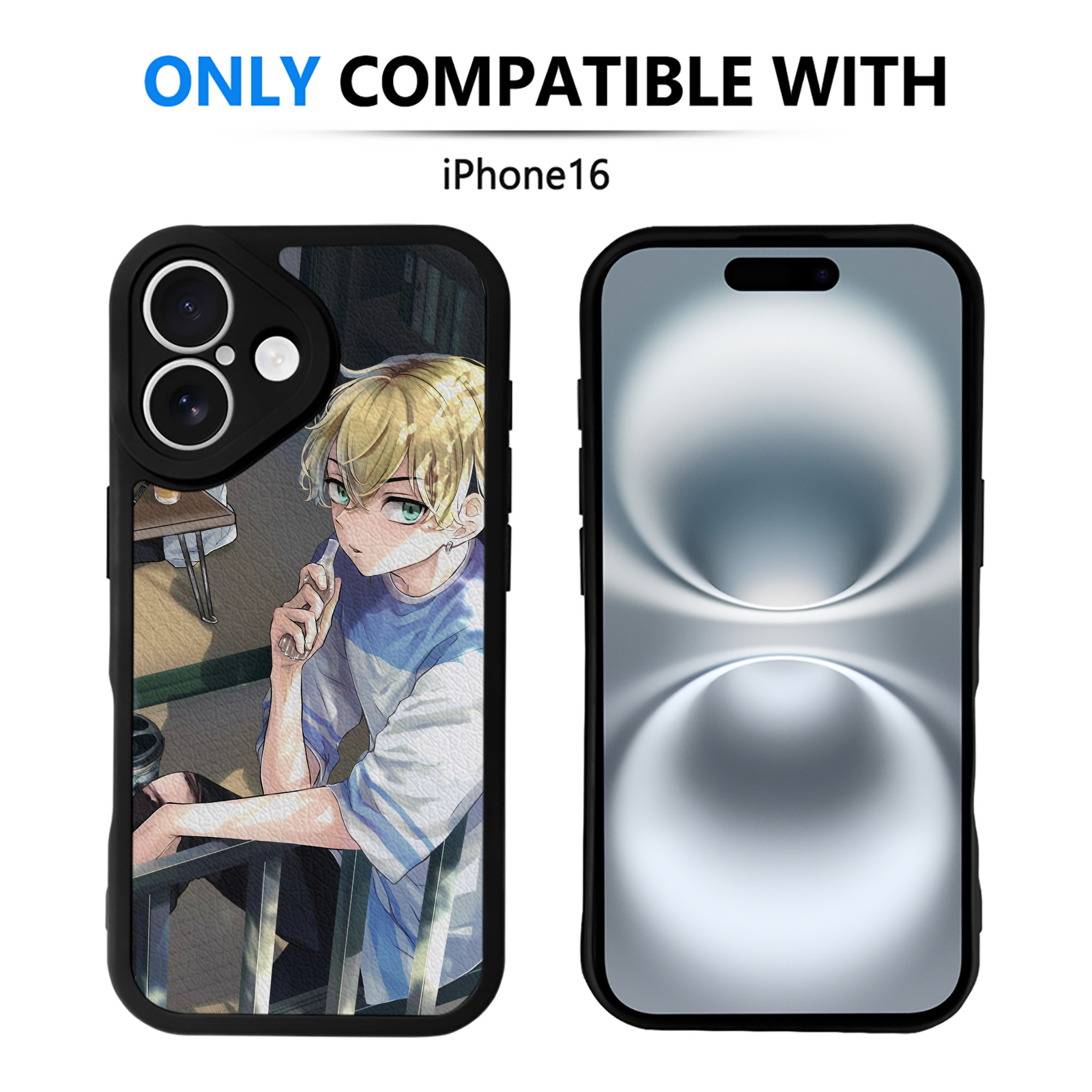 （画像用） 東京リベンジャーズ Tokyo Revengers 【iPhone 16シリーズ対応】シリコンスマホケース（レザー調） 材質：シリコン